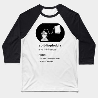 Abibliophobia Hoodie. Book lover gift. Book lover hoodie. Book lover gifts. Reading shirt. Bookworm gift. English teacher gift. Baseball T-Shirt